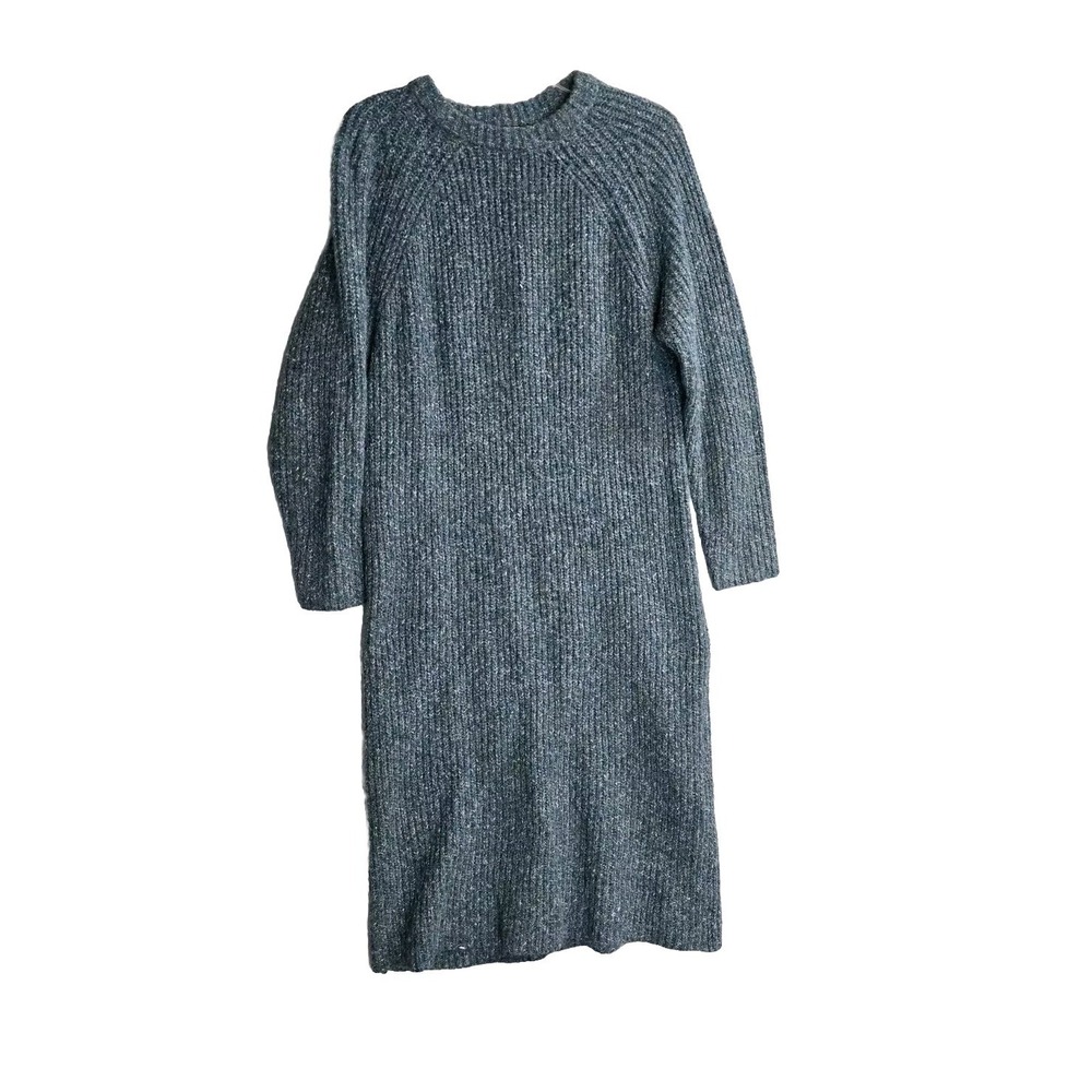 GU Japan Women's Midi Dress  XL Blue Pull Over Knit